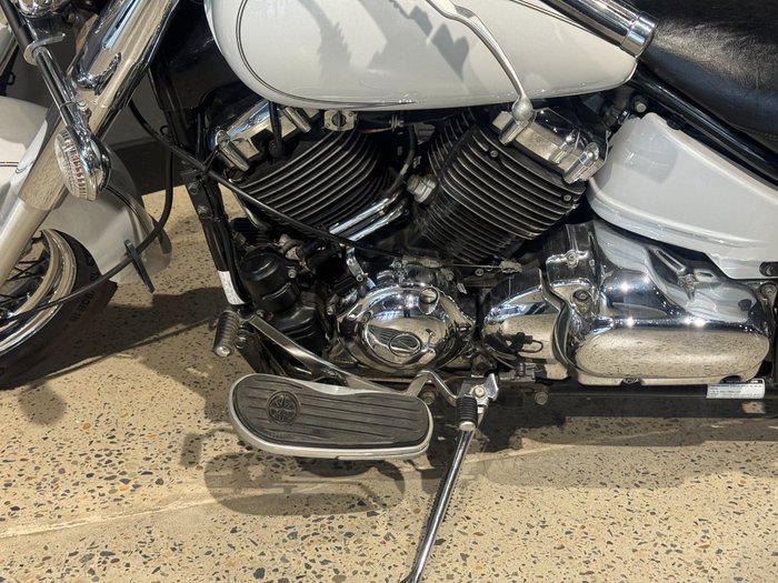 2009 Yamaha XVS650A V-STAR CLASSIC WHITE