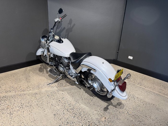 2009 Yamaha XVS650A V-STAR CLASSIC WHITE