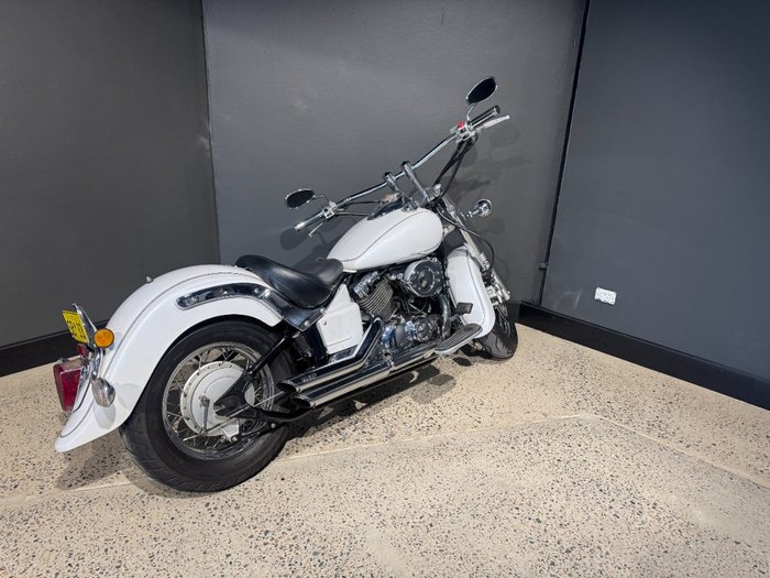 2009 Yamaha XVS650A V-STAR CLASSIC WHITE