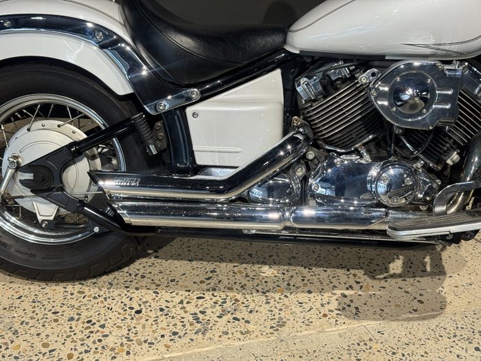 2009 Yamaha XVS650A V-STAR CLASSIC WHITE