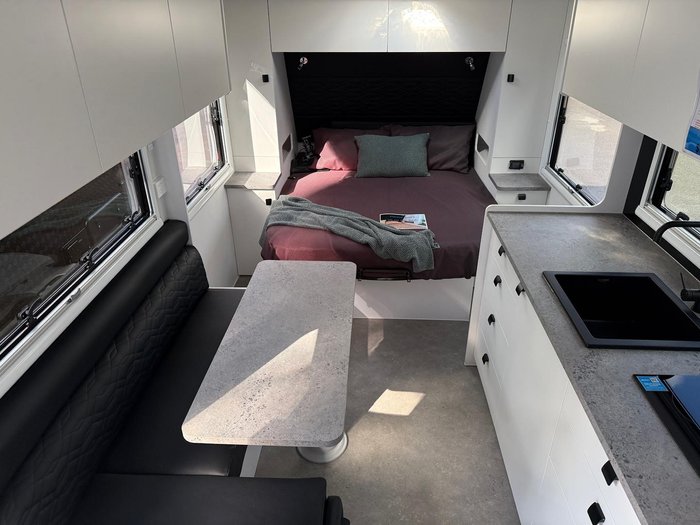 2026 Vivid Caravans Voyager 189 L Shape Lounge