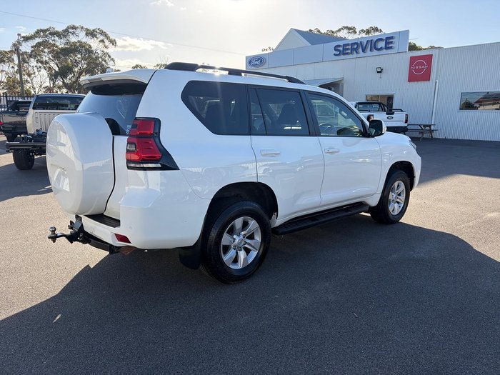 2023 Toyota Landcruiser Prado GXL GDJ150R 4X4 Dual Range Glacier White