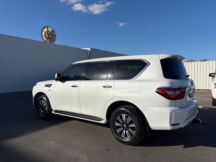 2022 Nissan Patrol Ti Y62 MY22 4X4 Dual Range Moonstone White