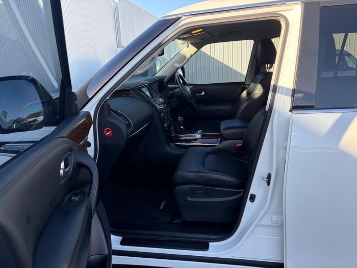 2022 Nissan Patrol Ti Y62 MY22 4X4 Dual Range Moonstone White
