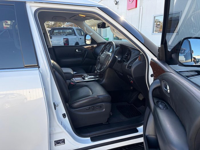 2022 Nissan Patrol Ti Y62 MY22 4X4 Dual Range Moonstone White