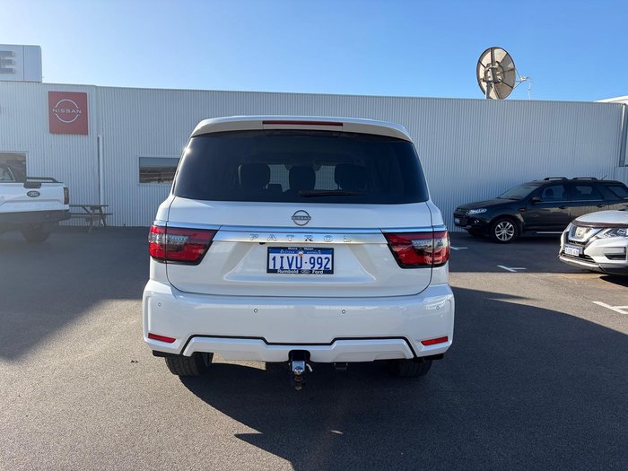 2022 Nissan Patrol Ti Y62 MY22 4X4 Dual Range Moonstone White