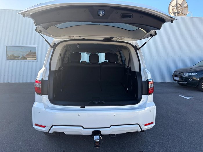2022 Nissan Patrol Ti Y62 MY22 4X4 Dual Range Moonstone White