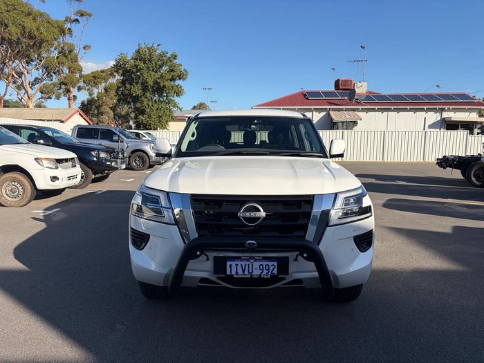2022 Nissan Patrol Ti Y62 MY22 4X4 Dual Range Moonstone White