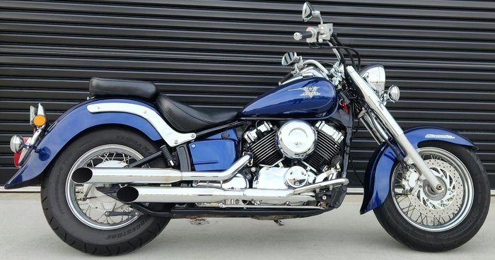2010 Yamaha V-Star XVS650A Classic V-Star Blue