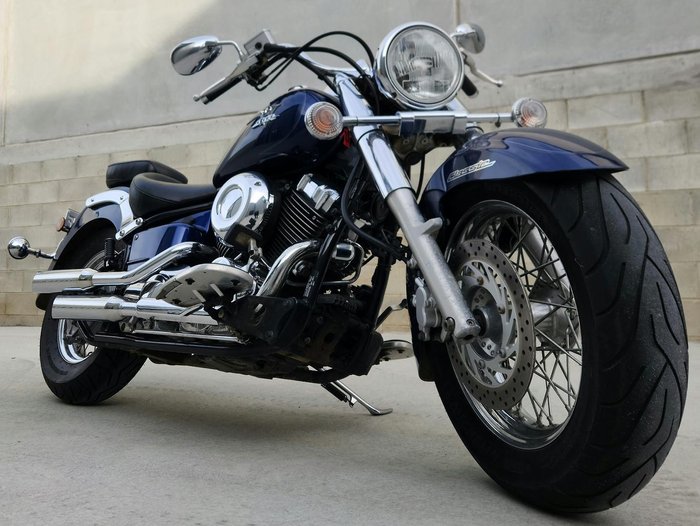 2010 Yamaha V-Star XVS650A Classic V-Star Blue