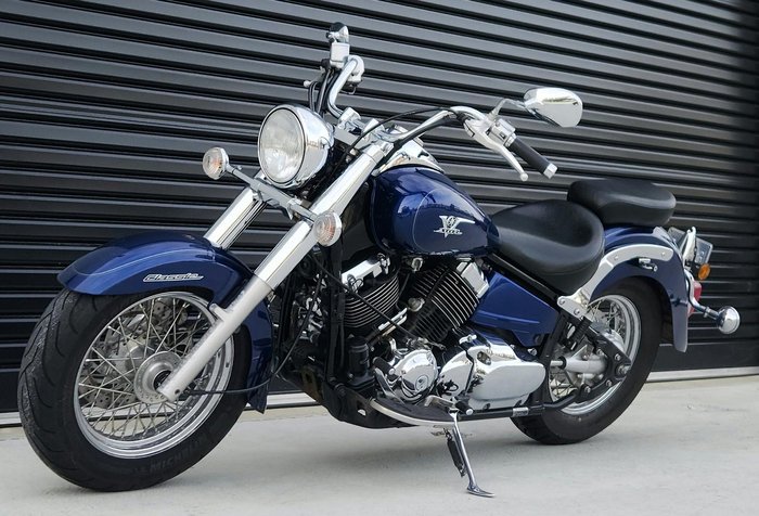 2010 Yamaha V-Star XVS650A Classic V-Star Blue