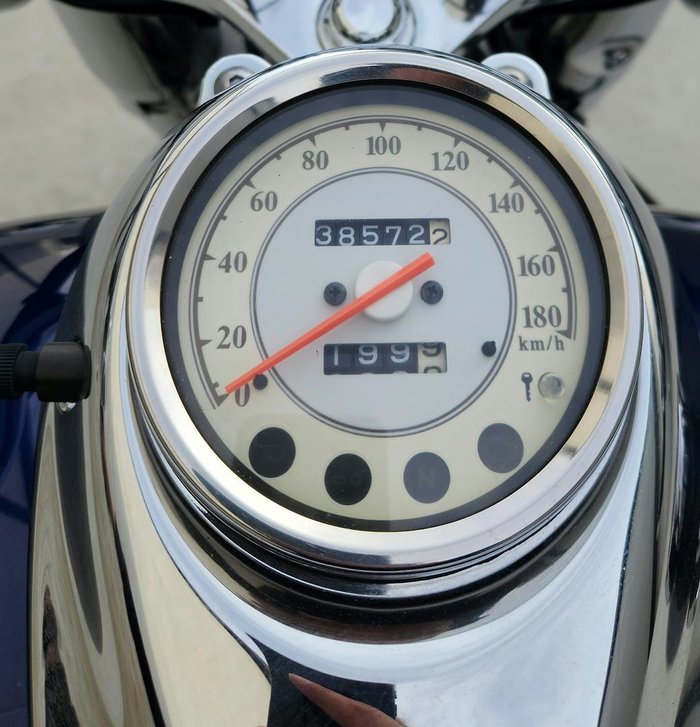 2010 Yamaha V-Star XVS650A Classic V-Star Blue