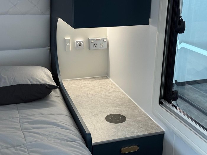 2026 JB Caravans Dirt Road Xtreme 23'6 Corner Shower Club Lounge