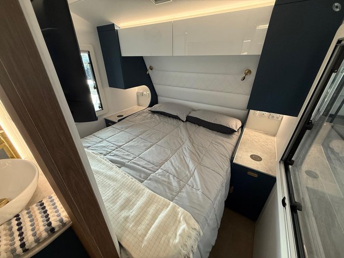 2026 JB Caravans Dirt Road Xtreme 23'6 Corner Shower Club Lounge