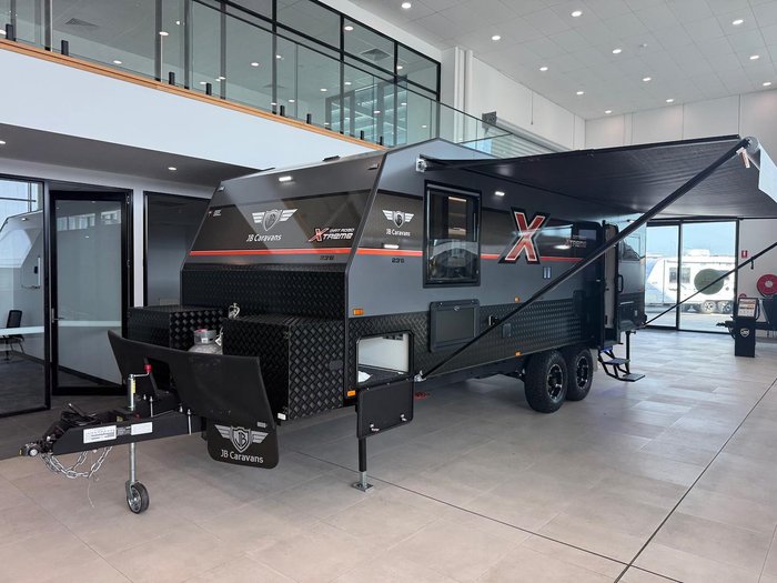 2026 JB Caravans Dirt Road Xtreme 23'6 Corner Shower Club Lounge