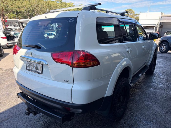 2012 Mitsubishi Challenger PB MY12 4X4 Dual Range White