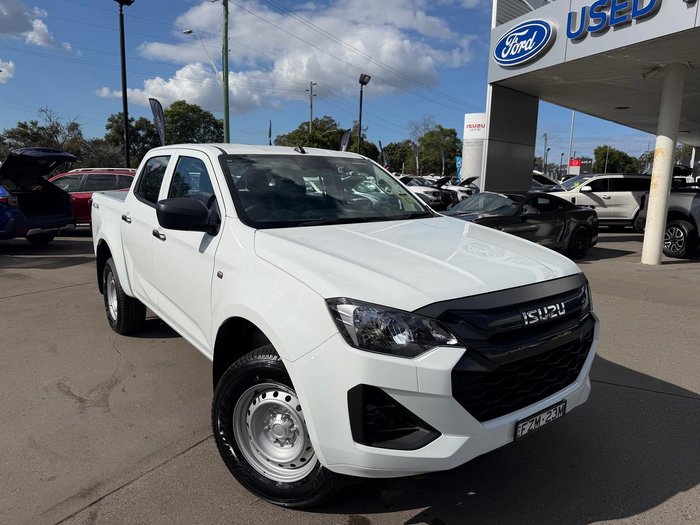 2025 Isuzu D-MAX SX MY24 4X4 Dual Range Mineral White