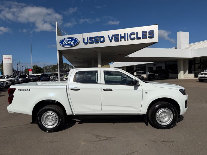 2025 Isuzu D-MAX SX MY24 4X4 Dual Range Mineral White