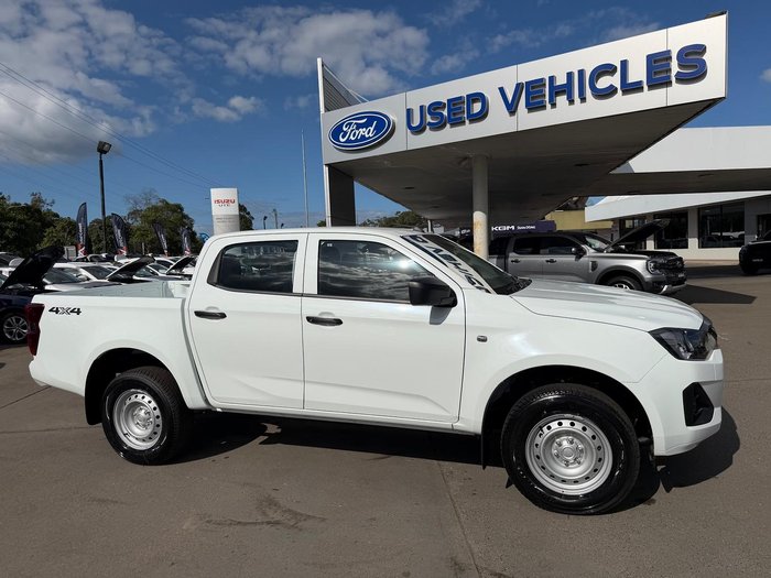 2025 Isuzu D-MAX SX MY24 4X4 Dual Range Mineral White