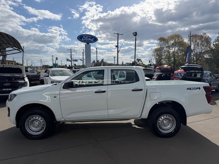 2025 Isuzu D-MAX SX MY24 4X4 Dual Range Mineral White