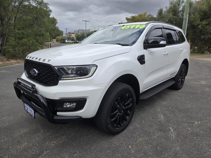 2021 Ford Everest Sport UA II MY21.25 4X4 Dual Range Arctic White