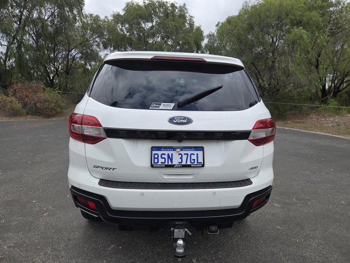 2021 Ford Everest Sport UA II MY21.25 4X4 Dual Range Arctic White