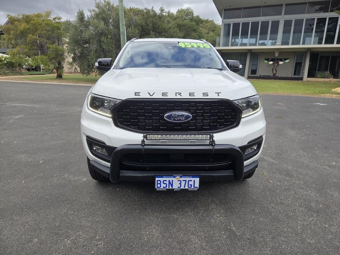 2021 Ford Everest Sport UA II MY21.25 4X4 Dual Range Arctic White
