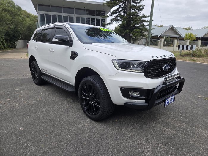 2021 Ford Everest Sport UA II MY21.25 4X4 Dual Range Arctic White