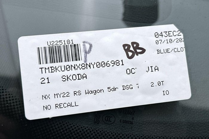 2021 SKODA Octavia RS