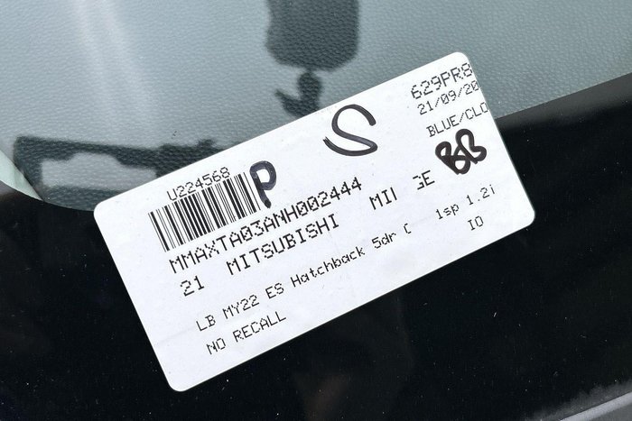 2021 Mitsubishi Mirage ES