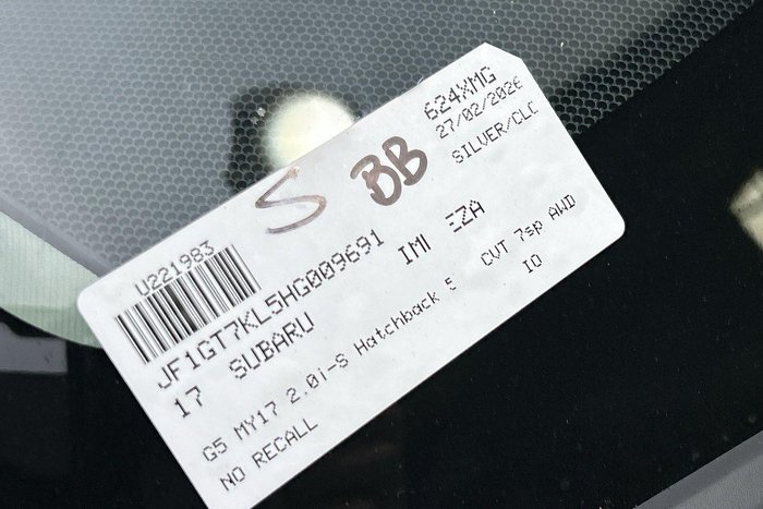 2017 Subaru Impreza 2.0i-S