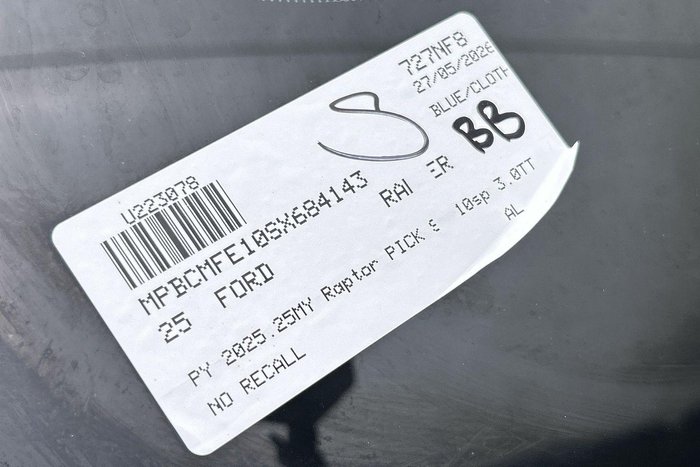 2025 Ford Ranger Raptor