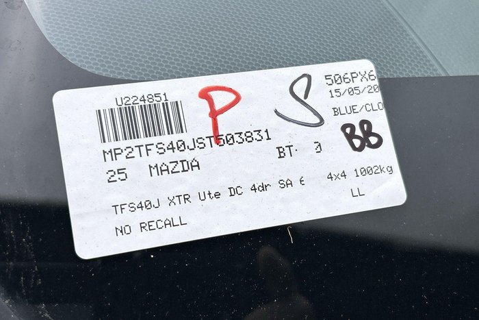 2025 Mazda BT-50 XTR