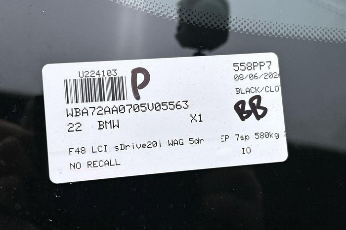 2022 BMW X1 sDrive20i