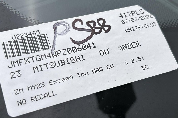 2023 Mitsubishi Outlander Exceed Tourer