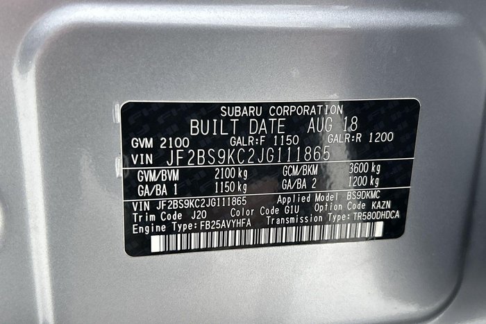 2018 Subaru Outback 2.5i Premium