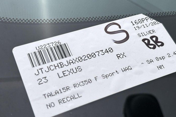 2023 Lexus RX 350 F Sport
