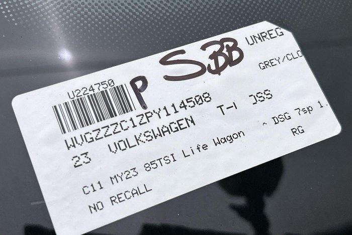 2023 Volkswagen T-Cross 85TSI Life