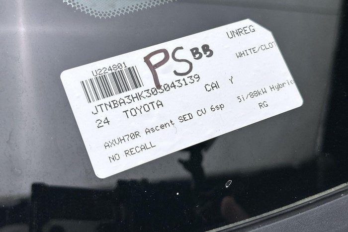 2024 Toyota Camry Ascent