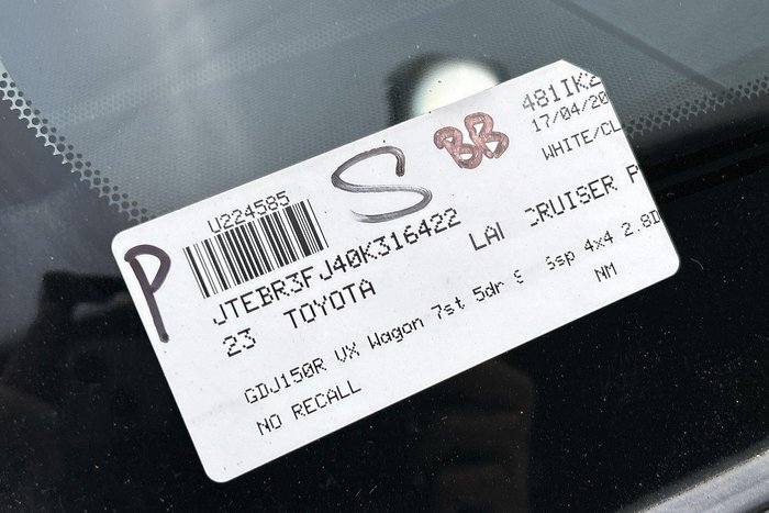 2023 Toyota Landcruiser Prado VX