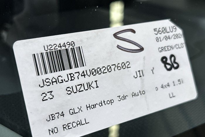 2023 Suzuki Jimny GLX