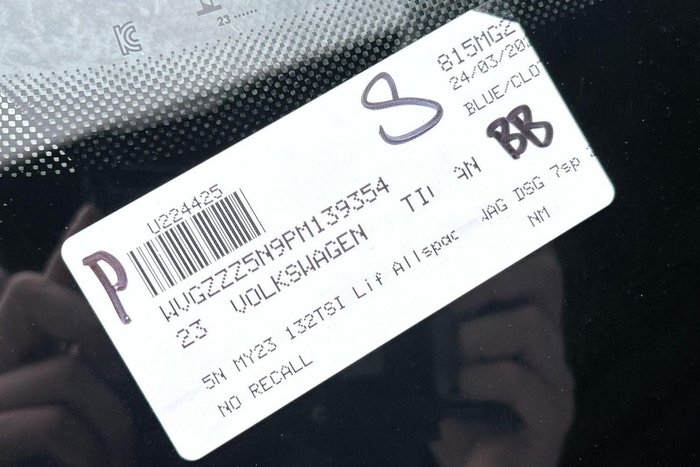 2023 Volkswagen Tiguan 132TSI Life Allspace