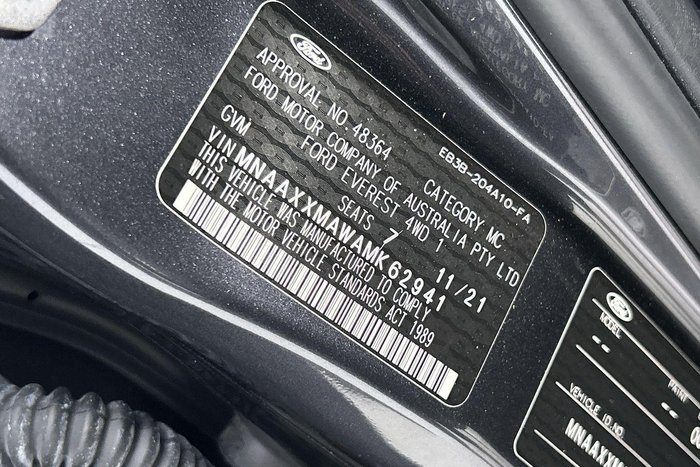 2021 Ford Everest Sport