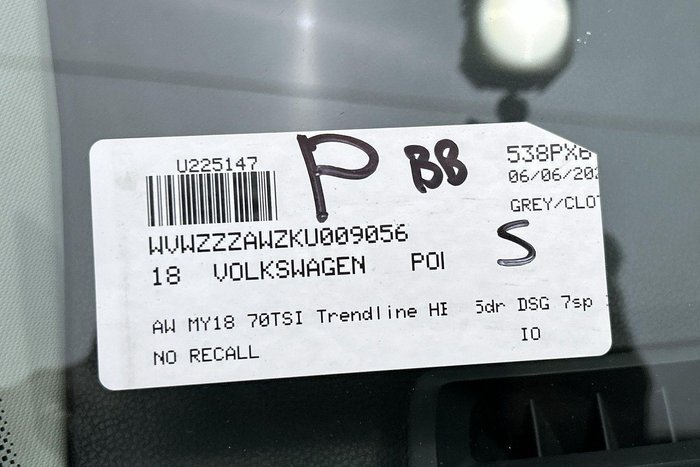 2018 Volkswagen Polo 70TSI Trendline