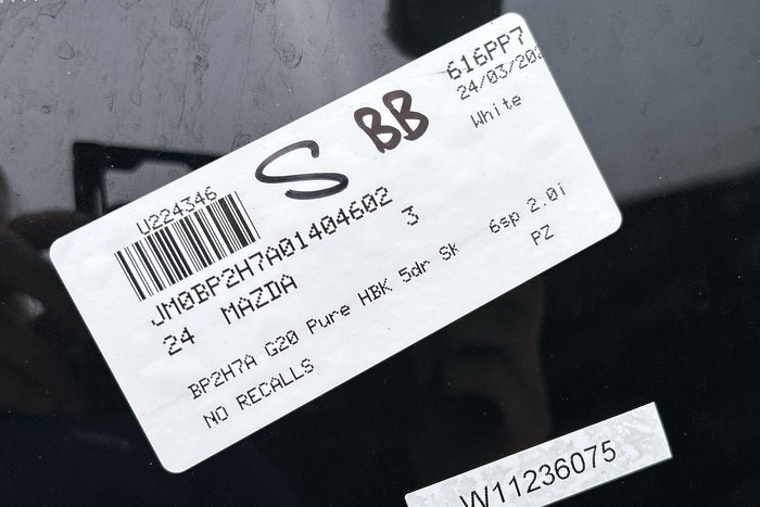 2024 Mazda 3 G20 Pure