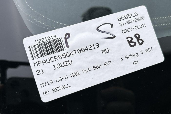 2021 Isuzu MU-X LS-U