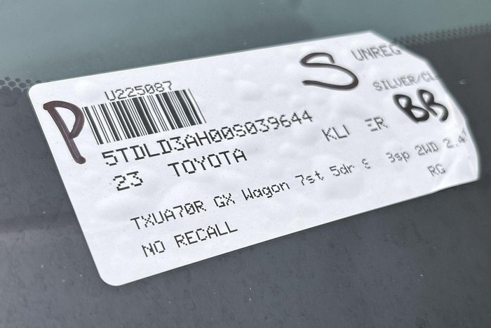 2023 Toyota Kluger GX