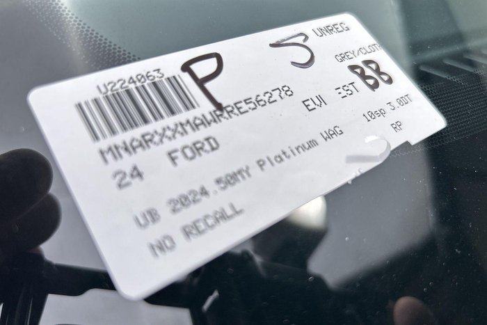 2024 Ford Everest Platinum