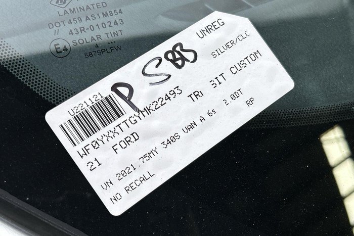 2021 Ford Transit Custom 340S