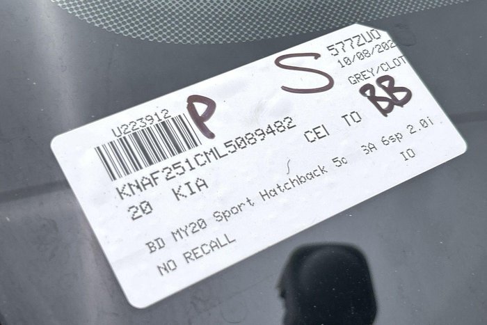 2020 Kia Cerato Sport